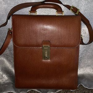 Authentic Bally leather women’s suitcase/work case